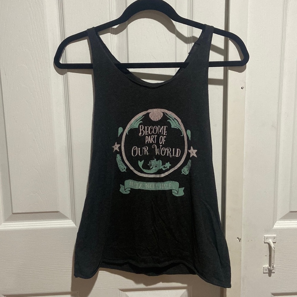 Super soft TRIDELTA little mermaid racer back dark grey